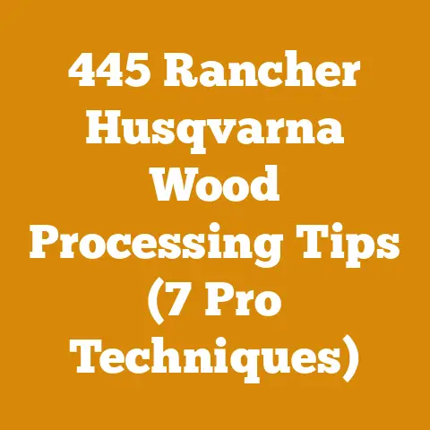 445 Rancher Husqvarna Wood Processing Tips (7 Pro Techniques)