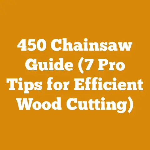 450 Chainsaw Guide (7 Pro Tips for Efficient Wood Cutting)