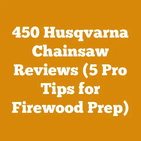 450 Husqvarna Chainsaw Reviews (5 Pro Tips for Firewood Prep)
