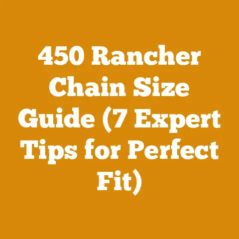 450 Rancher Chain Size Guide (7 Expert Tips for Perfect Fit)