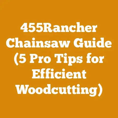 455Rancher Chainsaw Guide (5 Pro Tips for Efficient Woodcutting)