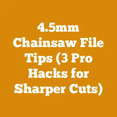 4.5mm Chainsaw File Tips (3 Pro Hacks for Sharper Cuts)