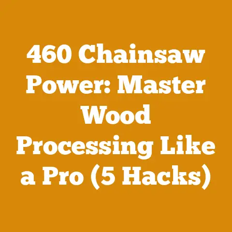 460 Chainsaw Power: Master Wood Processing Like a Pro (5 Hacks)