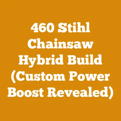 460 Stihl Chainsaw Hybrid Build (Custom Power Boost Revealed)