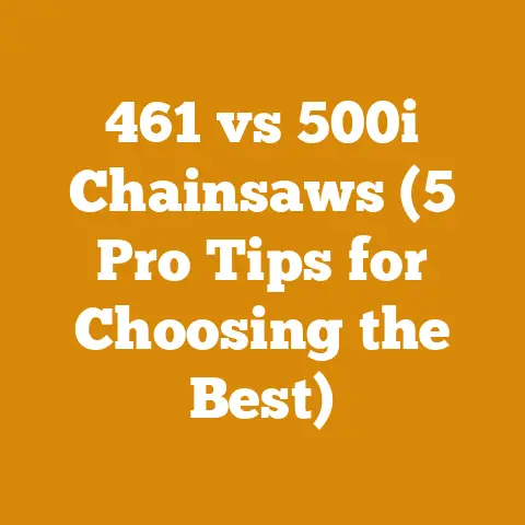 461 vs 500i Chainsaws (5 Pro Tips for Choosing the Best)
