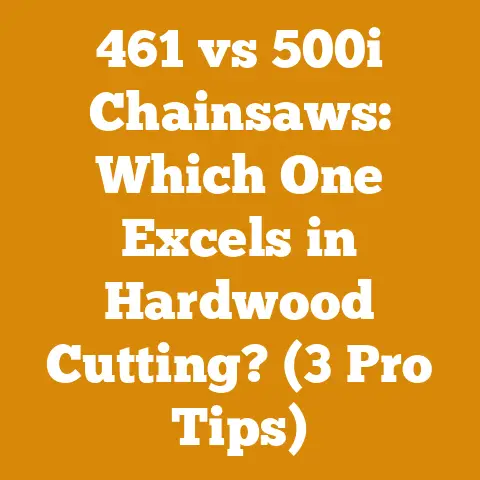 461 vs 500i Chainsaws: Which One Excels in Hardwood Cutting? (3 Pro Tips)