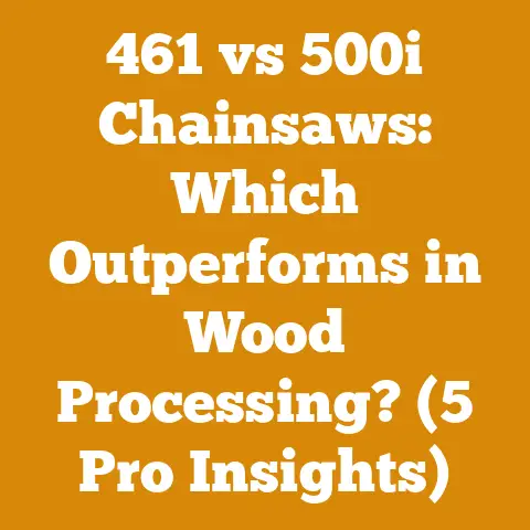 461 vs 500i Chainsaws: Which Outperforms in Wood Processing? (5 Pro Insights)