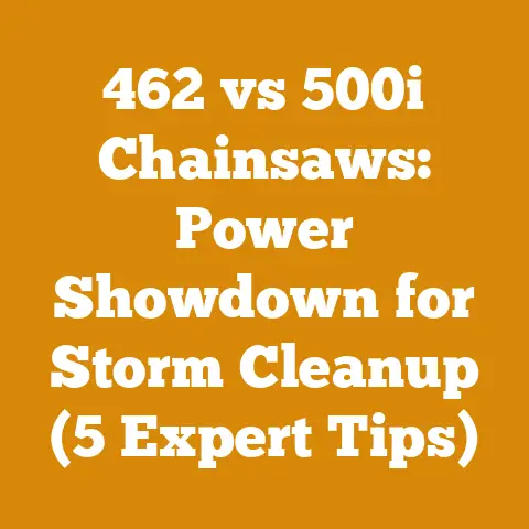 462 vs 500i Chainsaws: Power Showdown for Storm Cleanup (5 Expert Tips)