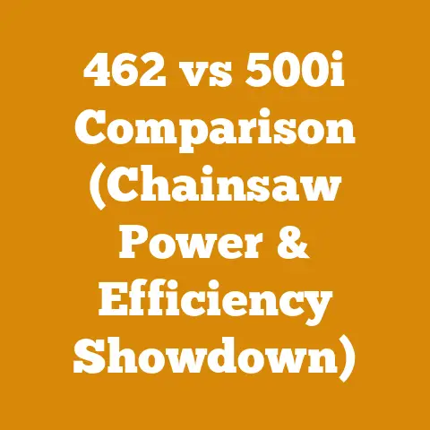 462 vs 500i Comparison (Chainsaw Power & Efficiency Showdown)