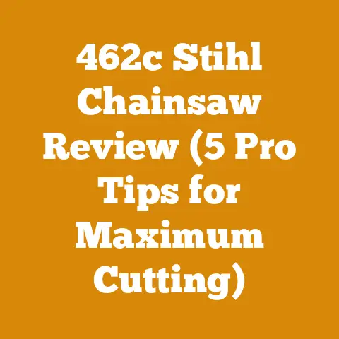462c Stihl Chainsaw Review (5 Pro Tips for Maximum Cutting)