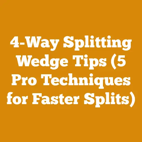 4-Way Splitting Wedge Tips (5 Pro Techniques for Faster Splits)