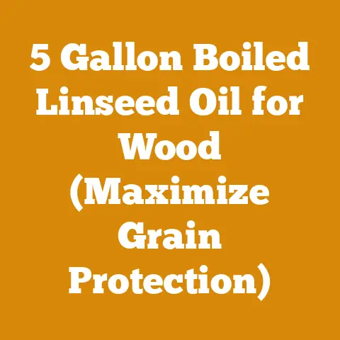 5 Gallon Boiled Linseed Oil for Wood (Maximize Grain Protection)