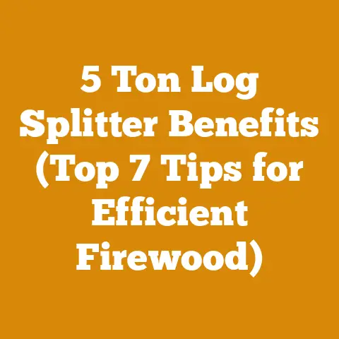 5 Ton Log Splitter Benefits (Top 7 Tips for Efficient Firewood)