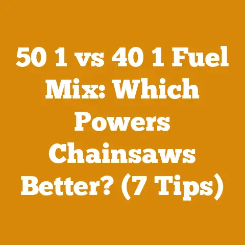 50 1 vs 40 1 Fuel Mix: Which Powers Chainsaws Better? (7 Tips)