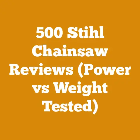 500 Stihl Chainsaw Reviews (Power vs Weight Tested)