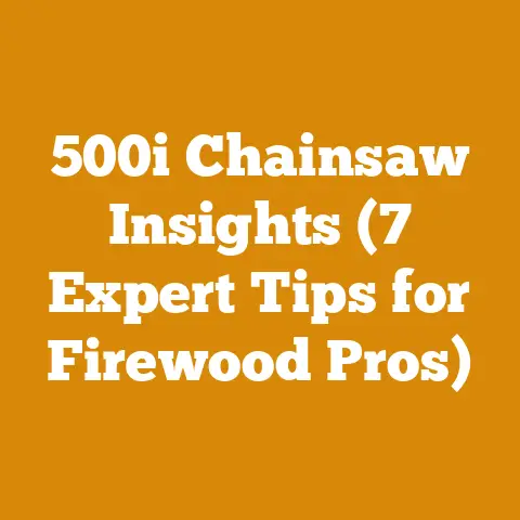 500i Chainsaw Insights (7 Expert Tips for Firewood Pros)