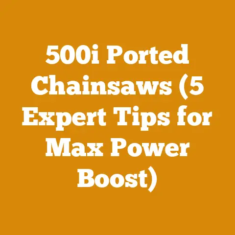 500i Ported Chainsaws (5 Expert Tips for Max Power Boost)