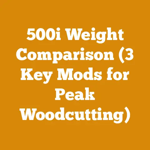 500i Weight Comparison (3 Key Mods for Peak Woodcutting)