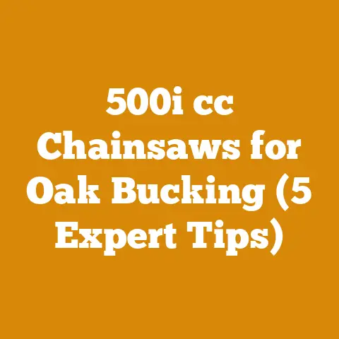 500i cc Chainsaws for Oak Bucking (5 Expert Tips)