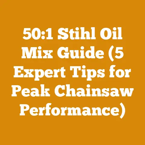 50:1 Stihl Oil Mix Guide (5 Expert Tips for Peak Chainsaw Performance)
