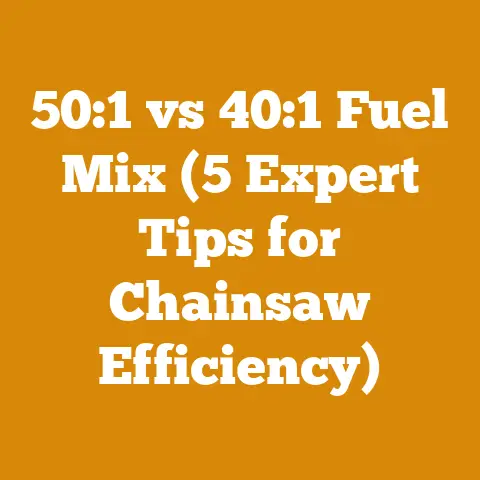 50:1 vs 40:1 Fuel Mix (5 Expert Tips for Chainsaw Efficiency)