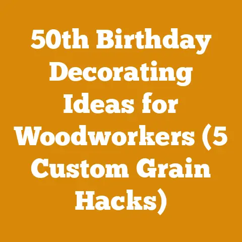 50th Birthday Decorating Ideas for Woodworkers (5 Custom Grain Hacks)