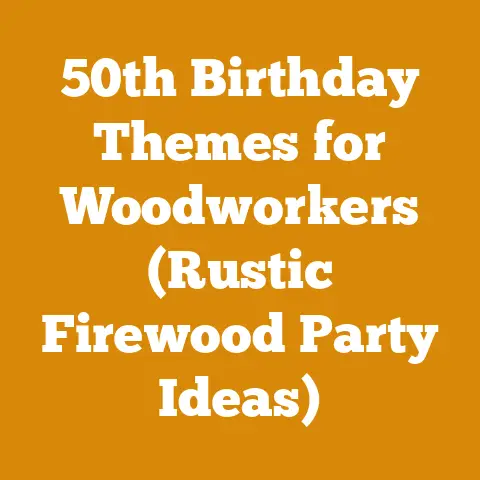 50th Birthday Themes for Woodworkers (Rustic Firewood Party Ideas)