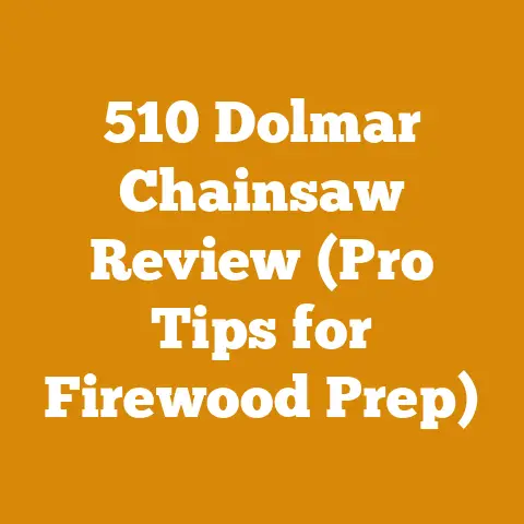 510 Dolmar Chainsaw Review (Pro Tips for Firewood Prep)