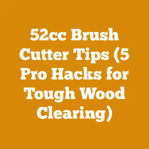52cc Brush Cutter Tips (5 Pro Hacks for Tough Wood Clearing)