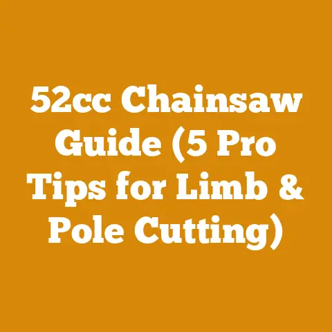 52cc Chainsaw Guide (5 Pro Tips for Limb & Pole Cutting)