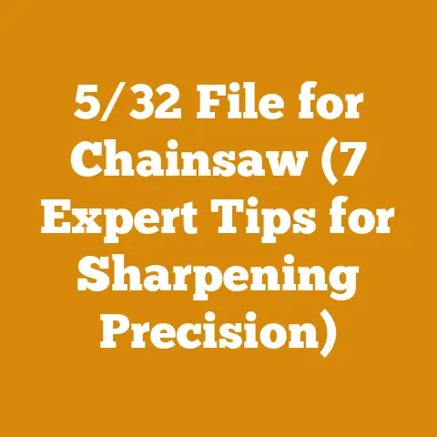5/32 File for Chainsaw (7 Expert Tips for Sharpening Precision)
