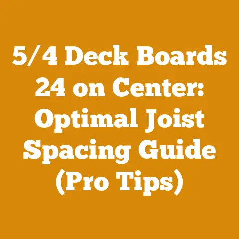 5/4 Deck Boards 24 on Center: Optimal Joist Spacing Guide (Pro Tips)