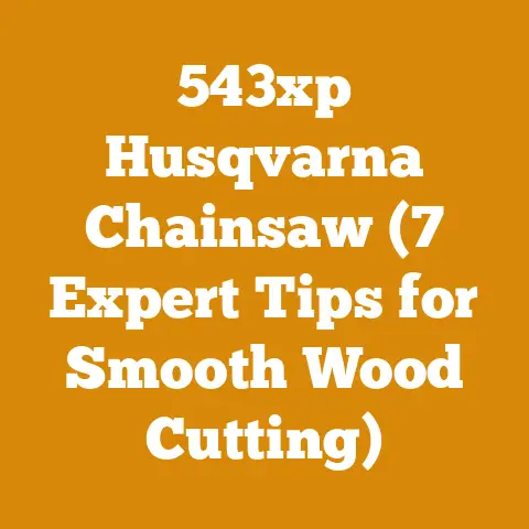 543xp Husqvarna Chainsaw (7 Expert Tips for Smooth Wood Cutting)
