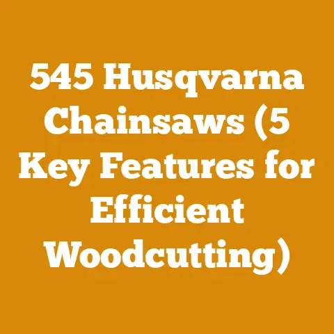 545 Husqvarna Chainsaws (5 Key Features for Efficient Woodcutting)