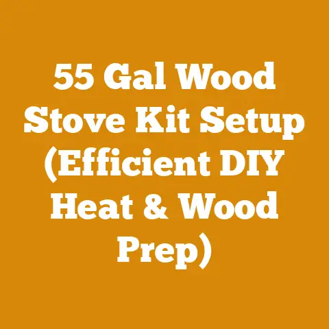 55 Gal Wood Stove Kit Setup (Efficient DIY Heat & Wood Prep)