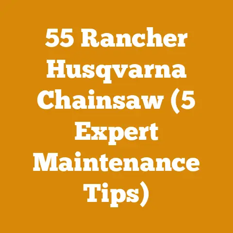 55 Rancher Husqvarna Chainsaw (5 Expert Maintenance Tips)