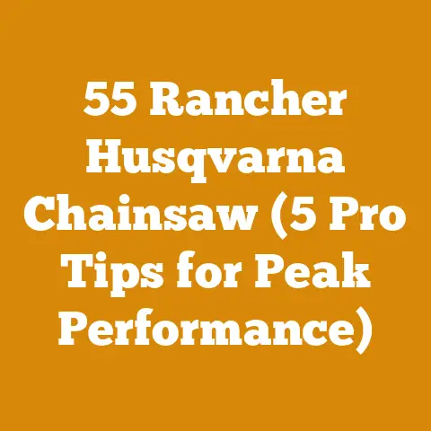 55 Rancher Husqvarna Chainsaw (5 Pro Tips for Peak Performance)