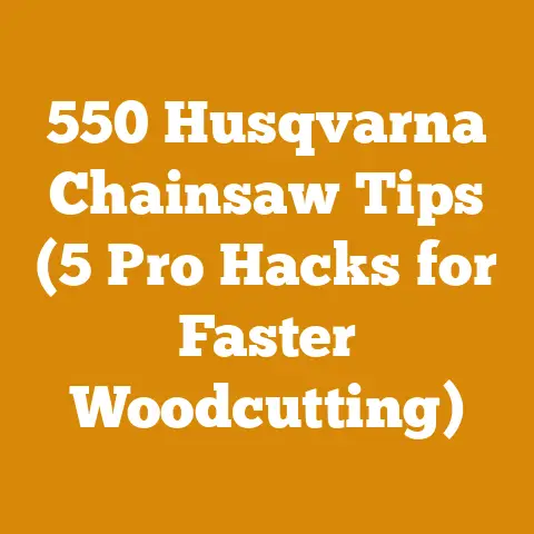 550 Husqvarna Chainsaw Tips (5 Pro Hacks for Faster Woodcutting)