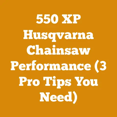 550 XP Husqvarna Chainsaw Performance (3 Pro Tips You Need)