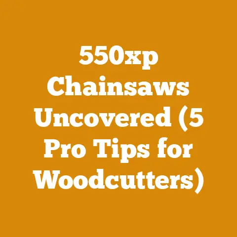 550xp Chainsaws Uncovered (5 Pro Tips for Woodcutters)