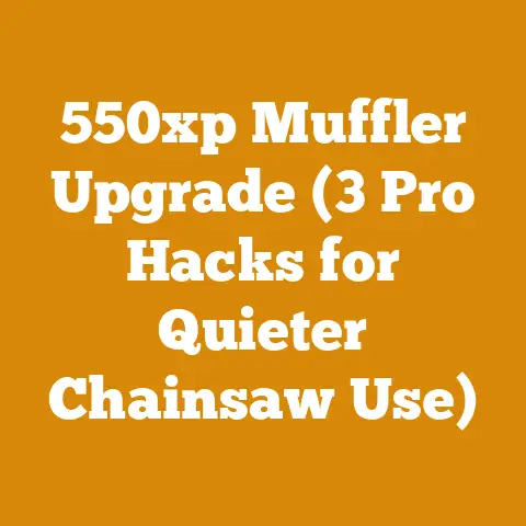 550xp Muffler Upgrade (3 Pro Hacks for Quieter Chainsaw Use)