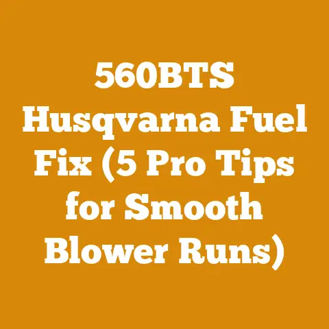560BTS Husqvarna Fuel Fix (5 Pro Tips for Smooth Blower Runs)