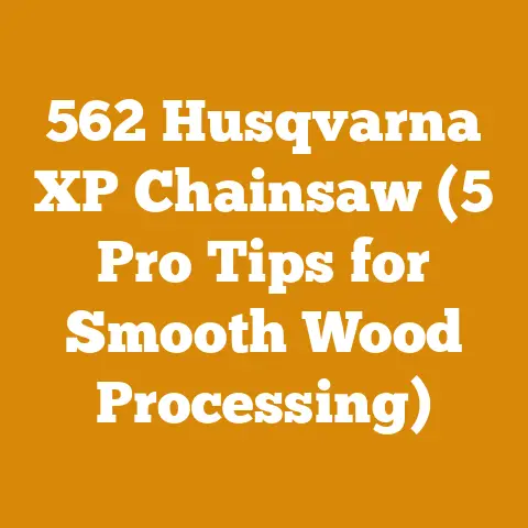562 Husqvarna XP Chainsaw (5 Pro Tips for Smooth Wood Processing)