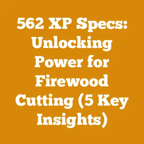 562 XP Specs: Unlocking Power for Firewood Cutting (5 Key Insights)
