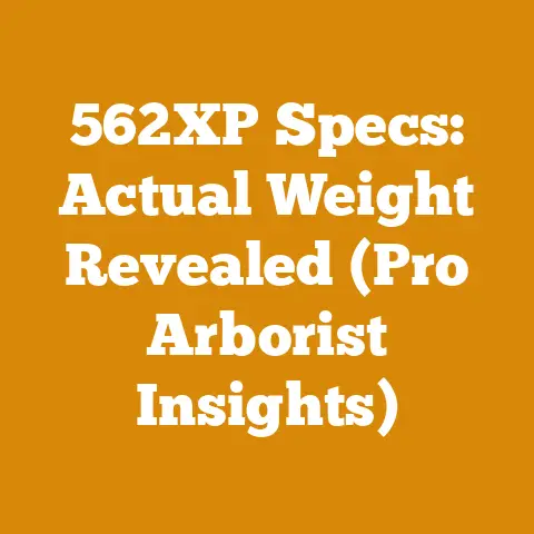 562XP Specs: Actual Weight Revealed (Pro Arborist Insights)