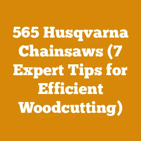 565 Husqvarna Chainsaws (7 Expert Tips for Efficient Woodcutting)