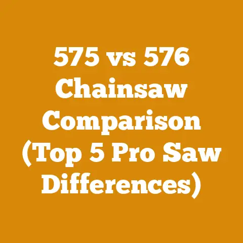 575 vs 576 Chainsaw Comparison (Top 5 Pro Saw Differences)
