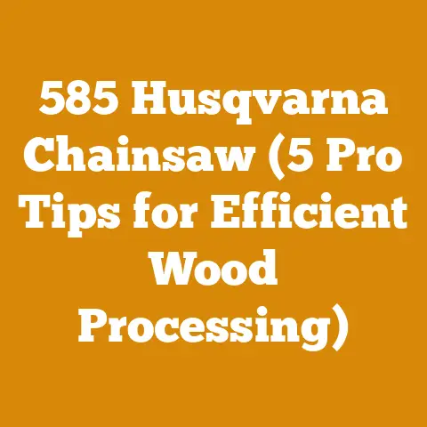 585 Husqvarna Chainsaw (5 Pro Tips for Efficient Wood Processing)