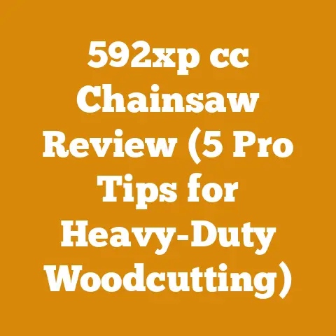 592xp cc Chainsaw Review (5 Pro Tips for Heavy-Duty Woodcutting)