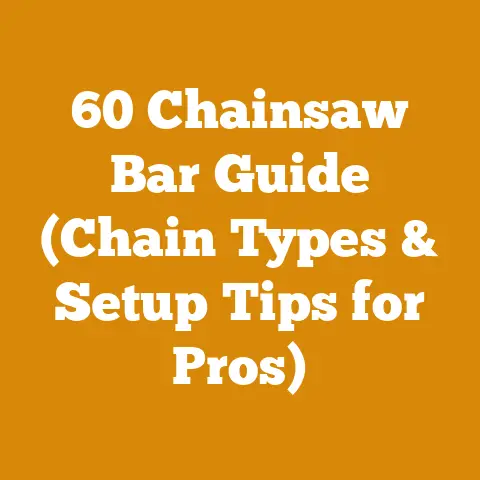 60 Chainsaw Bar Guide (Chain Types & Setup Tips for Pros)